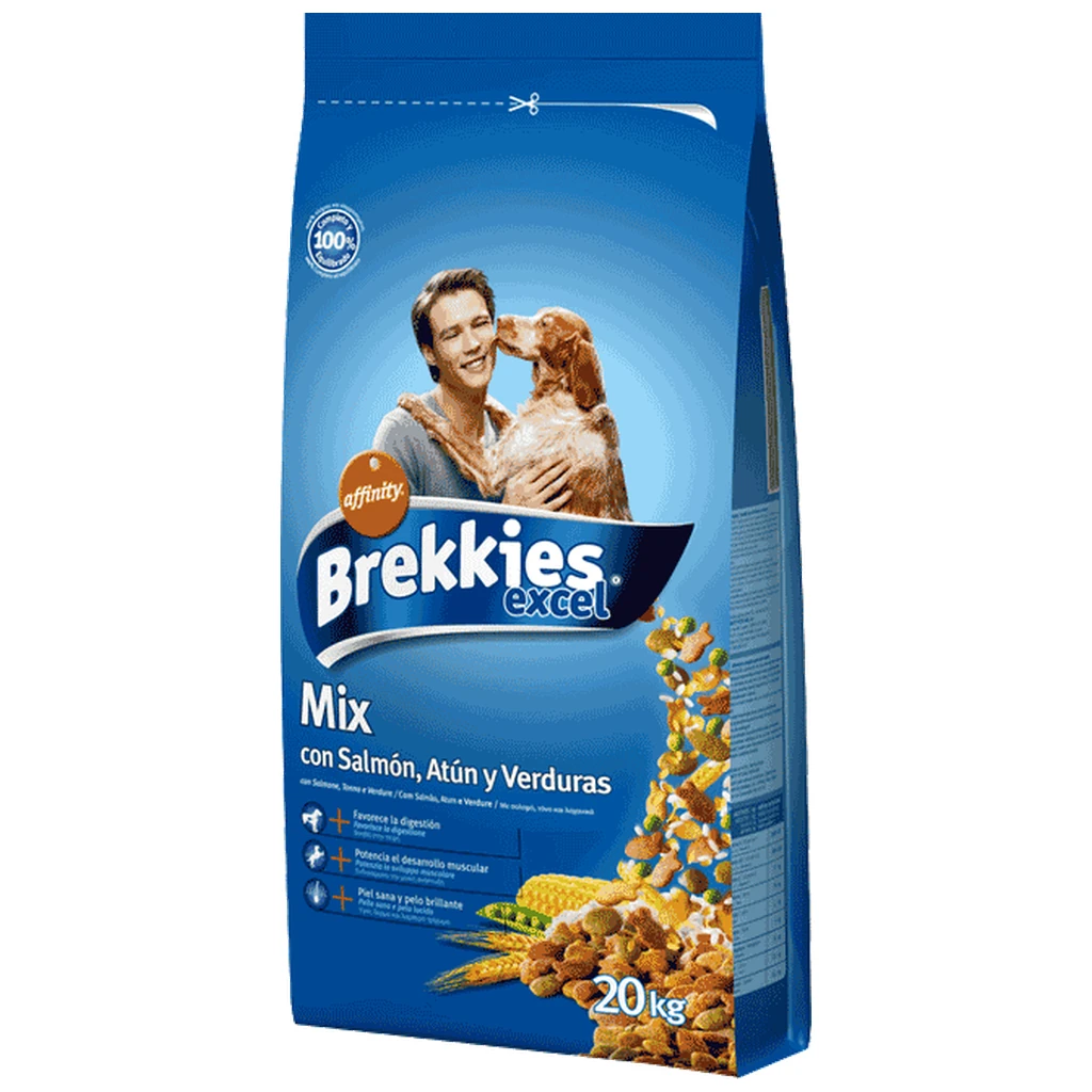 Brekkies Mix Riba - hrana za pse, 20 kg
