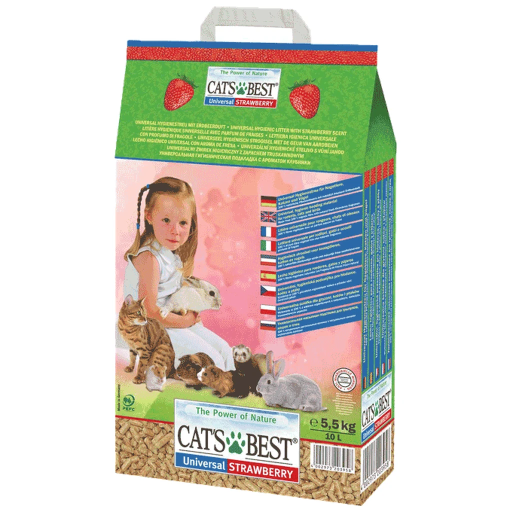 Cats's Best Univerzal Strawberry - ekološki mačji posip, 10 l