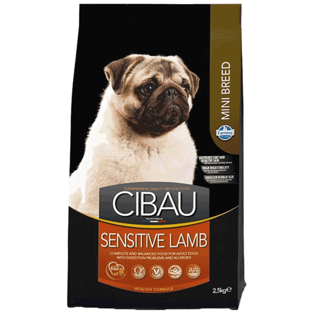 Cibau Mini Sensitive, Jagnjetina - suva hrana za osetljive pse malih rasa