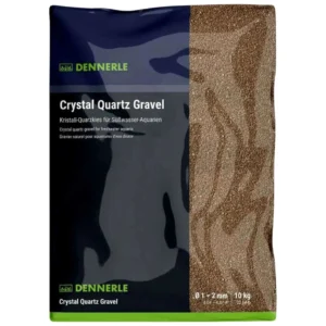 Dennerle Crystal Quartz Gravel Dark Brown - 10 kg