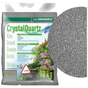 Dennerle Crystal Quartz Slate Grey - šljunak, 10 kg