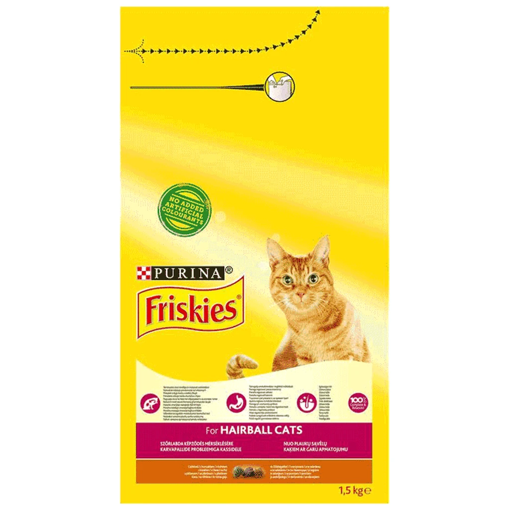 Friskies Cat Hairball Piletina i Povrće - hrana za mačke