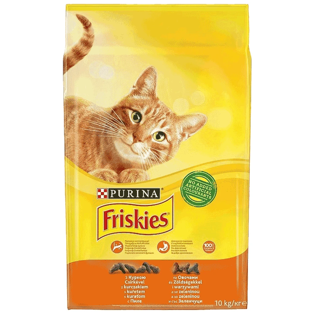 Friskies Cat Piletina i Povrće - hrana za mačke, piletina i povrće