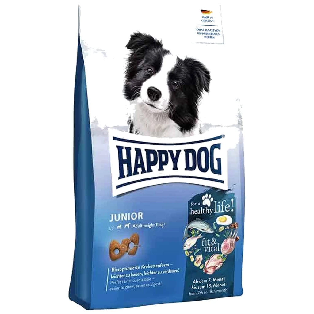 Happy Dog Junior Fit&Vital - hrana za mlade pse, 10 kg