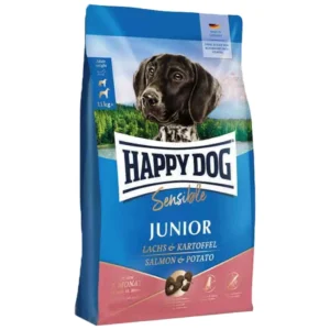 Happy Dog Junior Sensible, losos i krompir - suva hrana za mlade pse