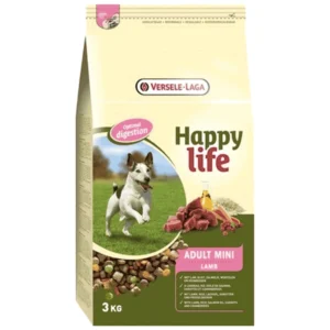 Happy Life Adult Mini Jagnjetina - suva hrana za odrasle male pse, 3 kg
