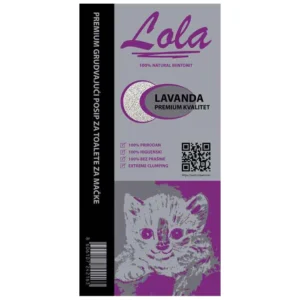 Lola Lavanda - posip za mačke, 5 kg