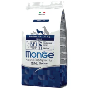 Monge Daily Medium Adult - hrana za odrasle pse srednjih rasa, piletina