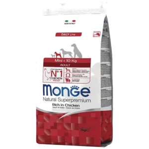 Monge Daily Mini Adult - hrana za odrasle pse malih rasa, piletina