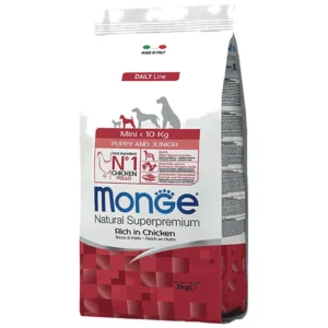 Monge Daily Mini Puppy and Junior - hrana za štence i mlade pse malih rasa, piletina