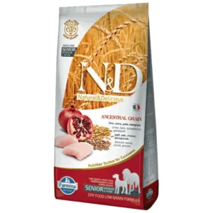 N&D Low Grain Medium/Maxi Senior - hrana za starije pse srednjih i velikih rasa sa piletinom i narom, 12 kg