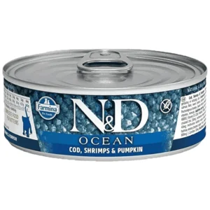 N&D Ocean Kitten - vlažna hrana za mačiće sa bundevom i bakalarom, 70 g