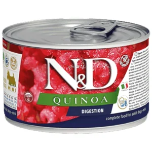 N&D Quinoa Mini Digestion - konzerva za pse malih rasa za podršku varenju sa kinoom i jagnjetinom, 140 g