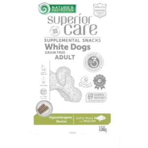 Nature’s Protection Hipoallergenic Dental - hipoalergenska dentalna poslastica za pse bele dlake, 150 g