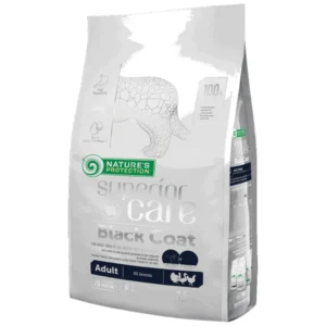 Nature's Protection Superior Care Black Coat Adult All Breed - hrana za pse crne dlake, živina