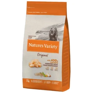 Nature's Variety Medium/Maxi Adult grain Original - hrana za odrasle pse srednjih i velikih rasa, piletina