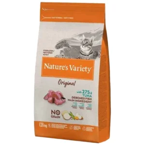 Nature's Variety Sterilised Original gain Free - hrana za sterilisane mačke sa tunom, 1.25 kg