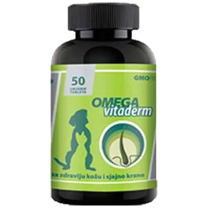 Omega Vitaderm tablete - suplement za kožu i dlaku, 50 kom.