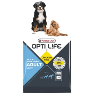 Opti Life Medium & Maxi Adult Light - light hrana za pse srednjih i velikih rasa, 12.5 kg