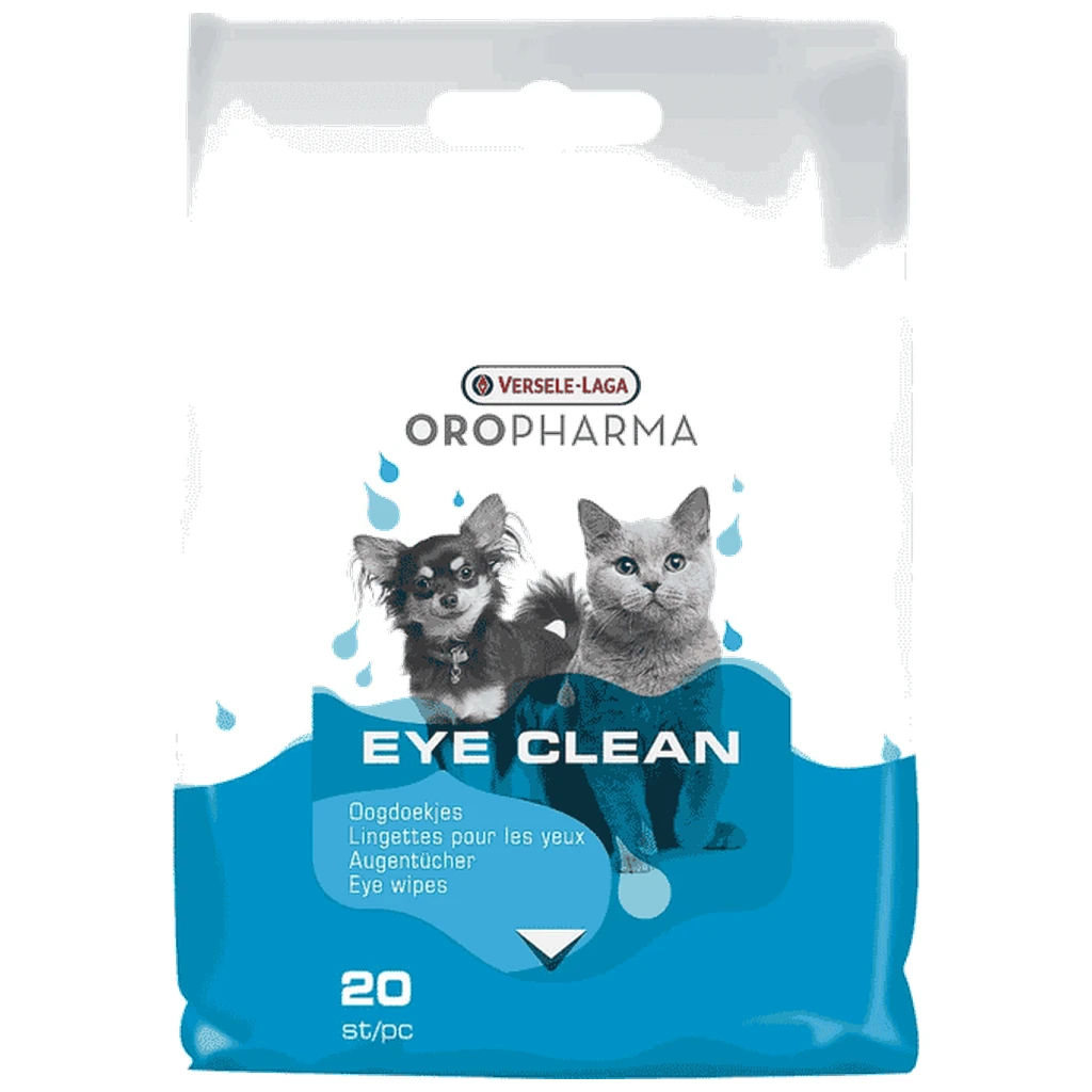 Oropharma Eye Clean - maramice za negu očiju pasa i mačaka, 20 kom