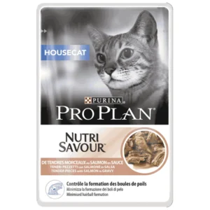 Pro Plan Nutri Savour Housecat - vlažna hrana za kućne mačke sa lososom, 85 g