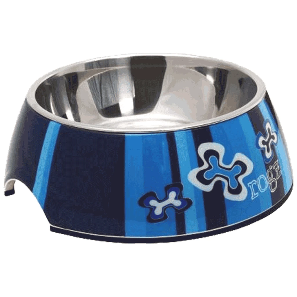 Rogz 2 u 1 Bubble Bowlz Indigo Bones - posuda za pse, model Indigo Bones