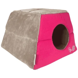 Rogz Igloo Podz, Candy Stripe - kućica i ležaljka za mačke