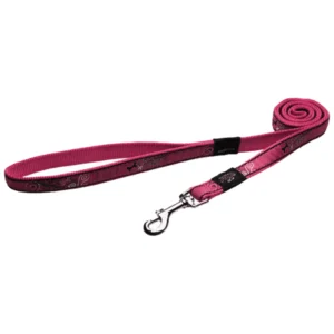 Rogz Pink Bones - povodac za pse, roze