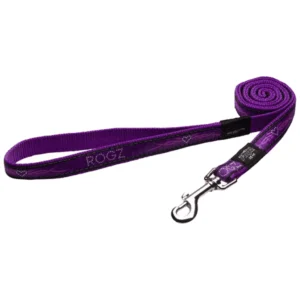 Rogz Purple Chrome - povodac za pse