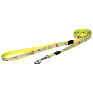 Rogz Trendy Multi Bones - reflektujući povodac za pse