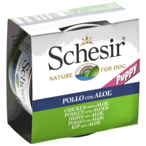Schesir Piletina & Aloja - konzerva za štence sa piletinom i alojom, 150 g