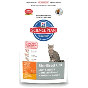 Science Plan Sterilised Cat Young Adult Piletina - hrana za sterilizovane mlade mačke, 1.5 kg