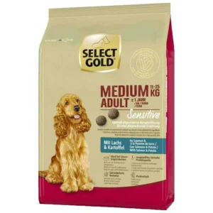 Select Gold Sensitive Medium Adult losos - hrana za pse srednjih rasa, 4 kg