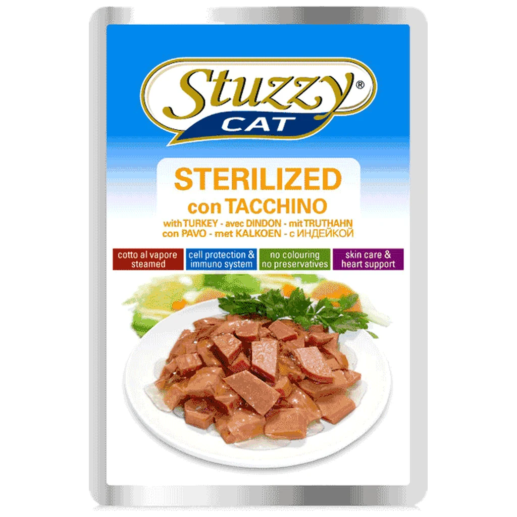 Stuzzy Komadići mesa - vlažna hrana za sterilisane mačke u sosu, 100 g