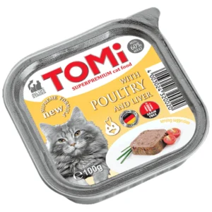 Tomi Adult - vlažna hrana za odrasle mačke, pašteta, 100 g