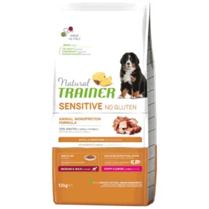 Trainer Sensitive Junior Medium/Maxi - hrana za štence srednjih i velikih rasa sa pačetinom, 12 kg