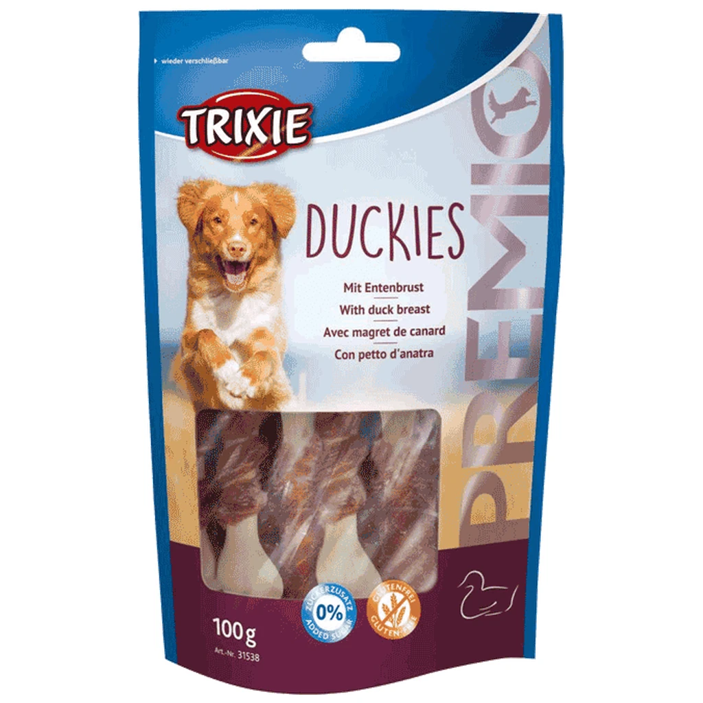 Trixie Sušene pačeće gudi - poslastica za pse, 100 g